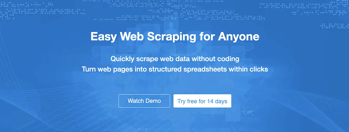 Octoparse web data extraction