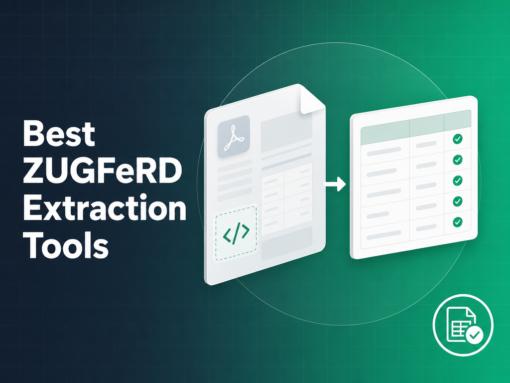 Best ZUGFeRD Extraction Tools in 2026 (API, Bulk & Free Options)